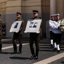 Vilniuje perlaidoti signataro M. Biržiškos palaikai