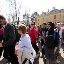 Verkių regioniniame parke – masinis ėjimas