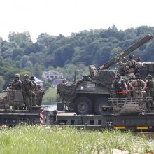Neeilinė operacija Kauno rajone: NATO kariai persikėlė per Nemuną