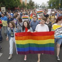 Per homoseksualų paradą Kijeve suimta dešimtys žmonių