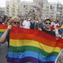Per homoseksualų paradą Kijeve suimta dešimtys žmonių