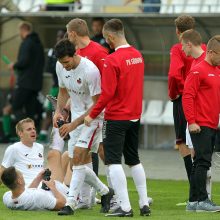 „Žalgiris“ po dramatiškos kovos įveikė „Sūduvą“ ir žengė į LFF taurės finalą