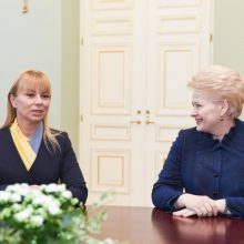 Prezidentė: nesaugi Baltarusijos AE – visos Europos rūpestis