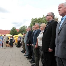 Šaulių sąjunga Kauno Rotušės aikštėje paminėjo 99-ąsias metines