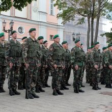 Šaulių sąjunga Kauno Rotušės aikštėje paminėjo 99-ąsias metines