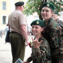 Šaulių sąjunga Kauno Rotušės aikštėje paminėjo 99-ąsias metines