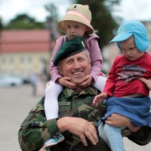 Šaulių sąjunga Kauno Rotušės aikštėje paminėjo 99-ąsias metines