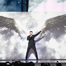 Rusijos atstovas ,,Eurovizijoje“ išreiškė paramą gėjams