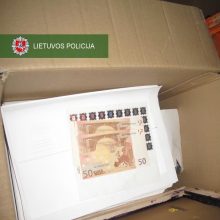 Lietuvos policija demaskavo 3,5 mln. suklastotų eurų <span style=color:red;>(papildyta)</span>