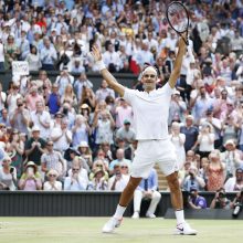 Nepakartojamas: R. Federeris aštuntą kartą tapo Vimbldono čempionu