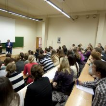 Ministro diskusija su Kauno studentais: nuo emigracijos iki NATO
