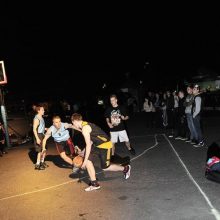 Kaune hiphopo ritmu siautė naktinis  krepšinis   