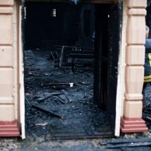 Kulautuvos bažnyčią suniokojo ugnis, įtariamas padegimas