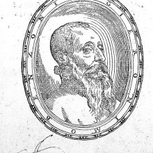 Sumanytojas: G.Benzoni, kuris laikomas „Kolumbo kiaušinio“ istorijos autoriumi, portretas.