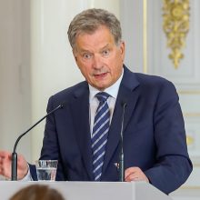 Suomijos prezidentas Maskvos elgesį su migrantais pavadino mėginimu šantažuoti