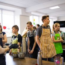 Prezidento Valdo Adamkaus gimnazijoje – sveikų patiekalų gaminimo konkursas