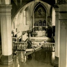 Vytauto Didžiojo bažnyčia per 1931 m. pavasario potvynį