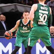 „Žalgiris“ neprilygo „Baskonia“ krepšininkams