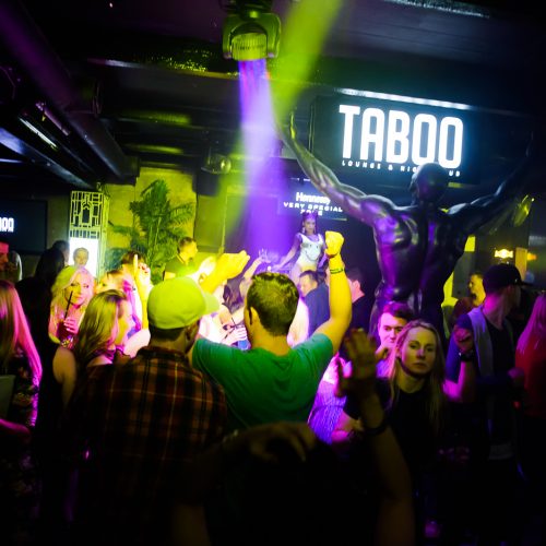 Siautulingas vakarėlis „Taboo“ klube  © Ievos Jonelytės nuotr.