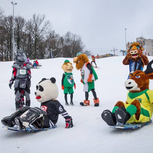 Talismanų varžybos „LTeam olimpiniame žiemos festivalyje“  © Roko Lukoševičiaus nuotr.