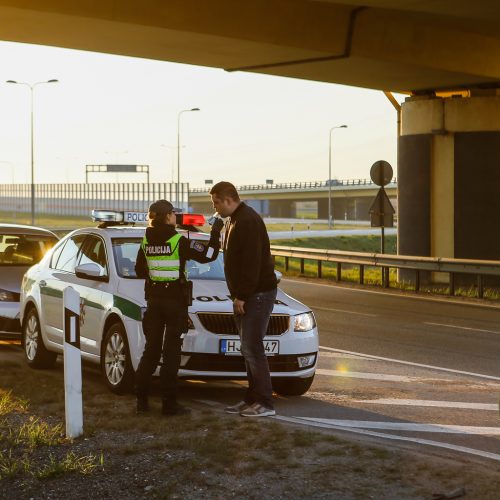 Policijos reidas 2019.04.19  © Vytauto Petriko nuotr.