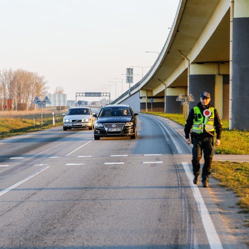 Policijos reidas 2019.04.19  © Vytauto Petriko nuotr.