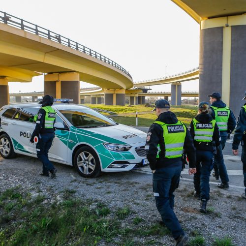 Policijos reidas 2019.04.19  © Vytauto Petriko nuotr.