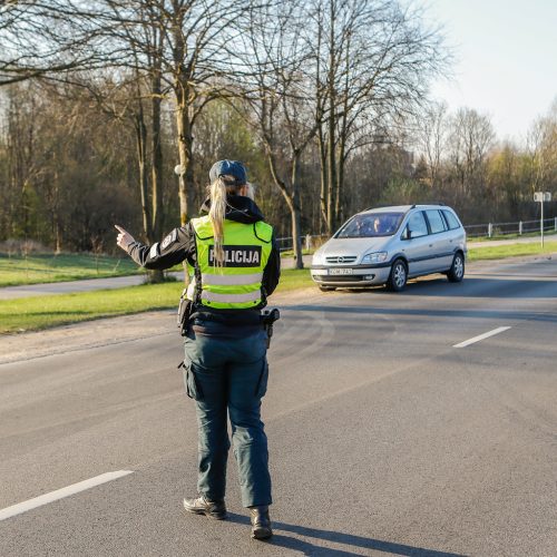 Policijos reidas 2019.04.19  © Vytauto Petriko nuotr.