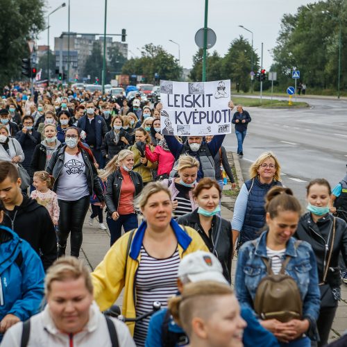 Protestas „Smarvei ne“  © Vytauto Petriko nuotr.