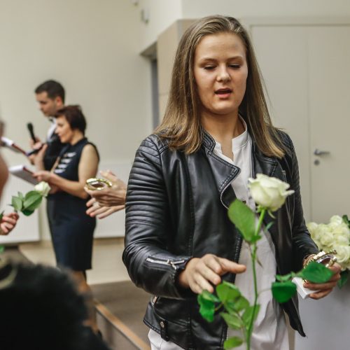 KU geriausių studentų sportininkų pagerbimas  © Vytauto Petriko nuotr.