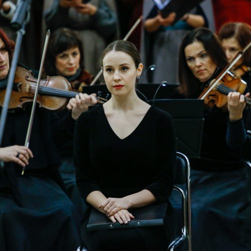 XX Lietuvos aukštųjų mokyklų studentų chorų festivalio baigiamasis koncertas  © Vytauto Petriko nuotr.