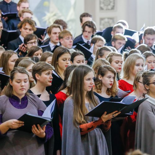 XX Lietuvos aukštųjų mokyklų studentų chorų festivalio baigiamasis koncertas  © Vytauto Petriko nuotr.