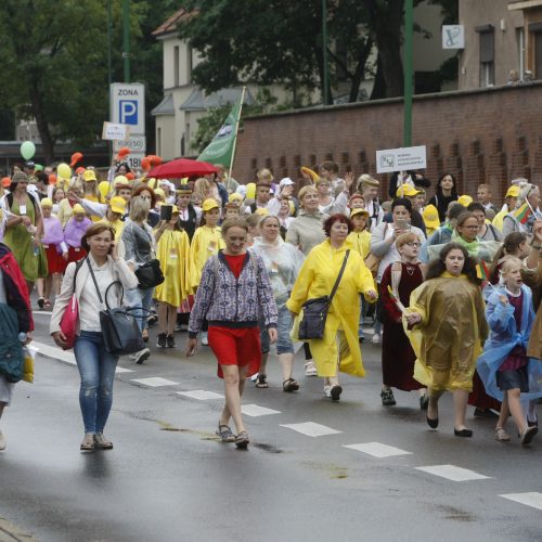 Chorų dalyvių eisena Klaipėdoje  © Vytauto Liaudanskio nuotr.