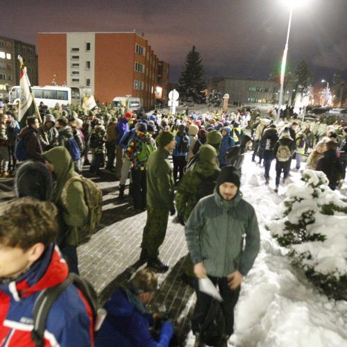 Naktinis žygis „Klaipėdos sukilėlių keliais“  © Vytautas Liaudanskis