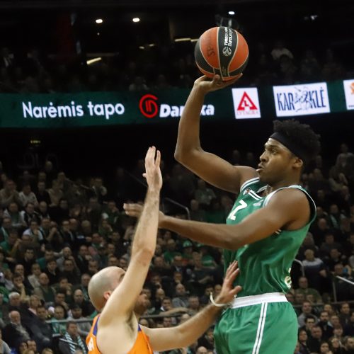 Eurolyga: Žalgiris - Valencia 82:86  © Laimučio Brundzos nuotr.