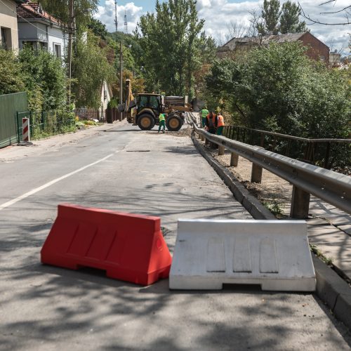 Žemaičių gatvės kalno nuošliauža  © Eitvydo Kinaičio nuotr.