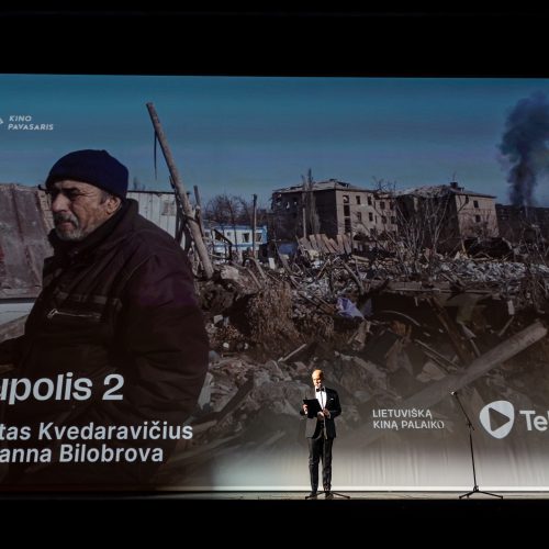 Manto Kvedaravičiaus filmo „Mariupolis 2“ premjera  © Ž. Gedvilos/BNS nuotr.