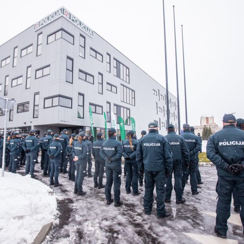 Modernios policijos būstinės atidarymas  © Justinos Lasauskaitės nuotr.