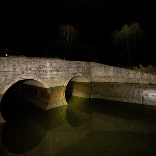 Netoli Kauno hidroelektrinės iš dviejų vamzdžių į Nemuną išsiliejo teršalai  © Justinos Lasauskaitės nuotr.