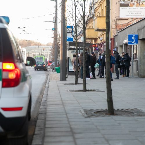 Kraujo klanas prie Kauno autobusų stoties  © Justinos Lasauskaitės nuotr.