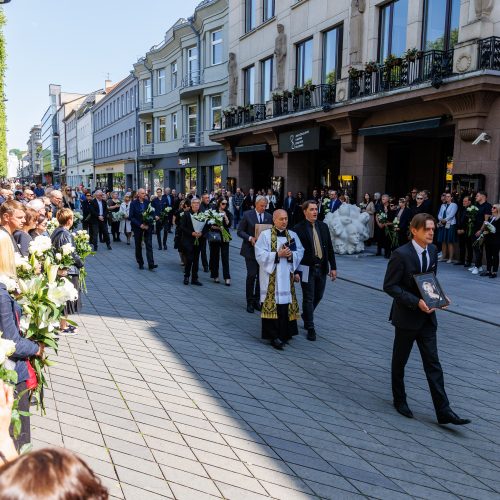  Atsisveikinimas su D. Rudokaite  © E. Ovčarenko / BNS nuotr.