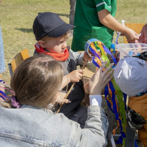 Aitvarų festivalis Zapyškyje <span style=color:red;>(2023)</span>  © Simono Baltušio nuotr.