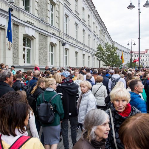 Popiežiaus kelionė iki Katedros aikštės  © P. Peleckio / Fotobanko nuotr.