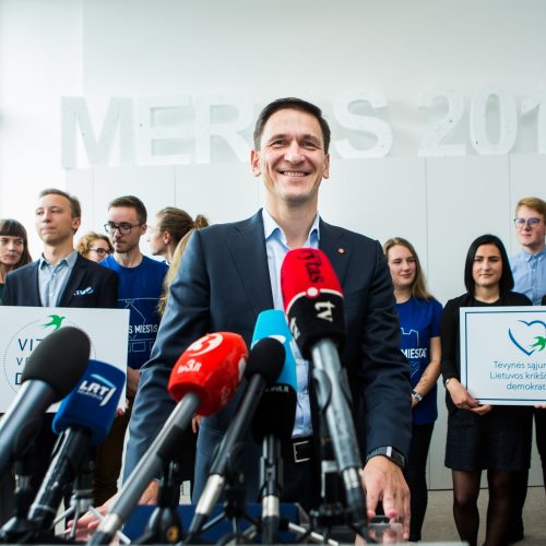 Konservatoriai pristatė kandidatą į sostinės merus  © G. Skaraitienės / Fotobanko nuotr.