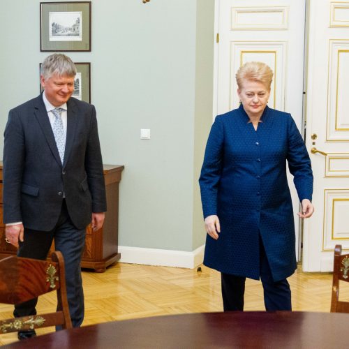 Prezidentė susitinka su atleidžiamais ministrais  © Irmanto Gelūno / Fotobanko nuotr.