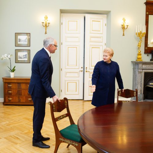 Prezidentė susitiko su kandidatu į švietimo ministrus  © Irmanto Gelūno / Fotobanko nuotr.