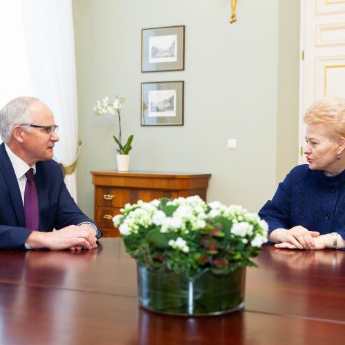 Prezidentė susitiko su kandidatu į švietimo ministrus  © Irmanto Gelūno / Fotobanko nuotr.