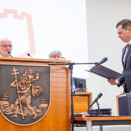 Prisiekė nauja sostinės taryba  © I. Gelūno / Fotobanko nuotr.