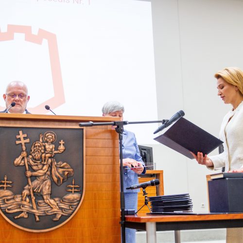 Prisiekė nauja sostinės taryba  © I. Gelūno / Fotobanko nuotr.