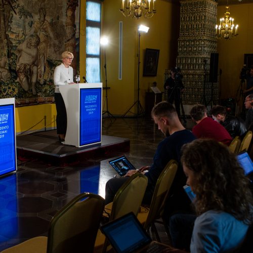 Kandidatų į prezidentus spaudos konferencijos  © P. Peleckio / Fotobanko nuotr.
